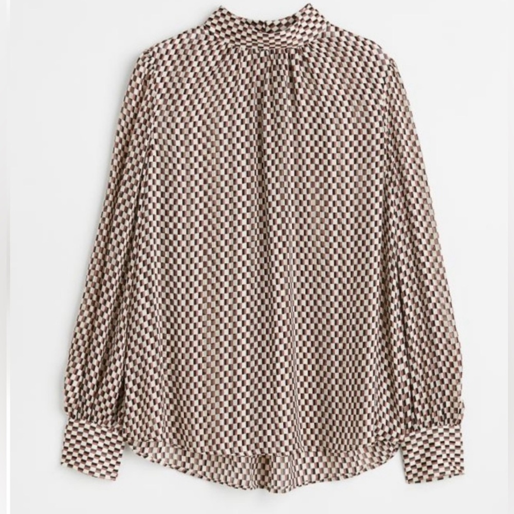 H&M Checkered Blouse